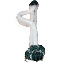 Aggravated rapids and flowing water three-layer sinking net 100 meters 1 finger fishing hanger thickened fishing net fishing net sticky mesh wire mesh white strips