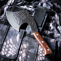 Gold medal forged bone chopping ax beef bone pig bone ax outdoor wood chopping multifunctional small ax portable chopping in the field