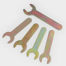 Simple small wrench furniture household open end wrench single head wrench dull head wrench ultra-thin external hexagonal wrench
