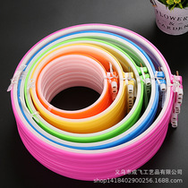 Cross stitch stretch cross stitch hoop new 5 set combination common tools for cross stitch ribbon embroidery