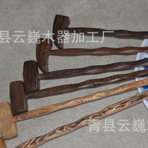 A large number of chicken wing wood small square wooden hammers hammer massage hammers fitness hammers wooden factory direct