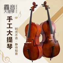 Beginners entry-level practice of home-made cello for children and adults