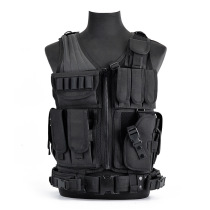 Tactical vest multi-functional anti-stab clothing mesh breathable summer vest military fan CS field outdoor anti-D clothing protection