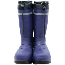 PVC thickened velvet anti-slip cotton rain boots tall reflective cold storage warm shoes kitchen car wash fishing boots snow boots