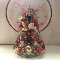 2024 New Kowloon God of Wealth Statue Fan Li Buddha Statue Home Office Opening Worshiping Wealth God Ornaments