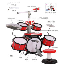 New Baoli childrens drum set for beginners 3 to 6 years old baby drumming instrument boy percussion toy household jazz