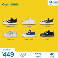 OUDER Парусиновые туфли с открытой улыбкой, подчеркивающие улыбку