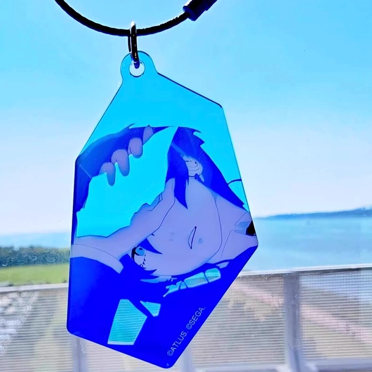 Tokyo Game Show Merchandise Persona 3 Yuki Rie P3R Acrylic Pendant High-Quality Anime Keychain