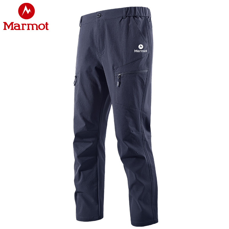 Marmot Men's Autumn and Winter Warm Windproof Waterproof Straight-Leg Pants Outdoor Hiking Sports Pants Marmot Men's Autumn and Winter Warm Windproof Waterproof Straight-Leg Pants Outdoor Hiking Sports Pants
