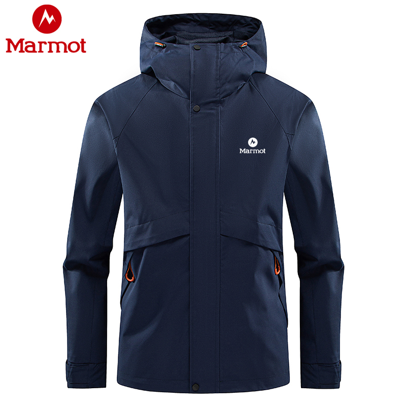 Marmot Jacket Men's Autumn and Winter Warm Windproof Waterproof Hooded Jacket Outdoor Soft Shell Mountaineering Jacket Marmot Jacket Men's Autumn and Winter Warm Windproof Waterproof Hooded Jacket Outdoor Soft Shell Mountaineering Jacket