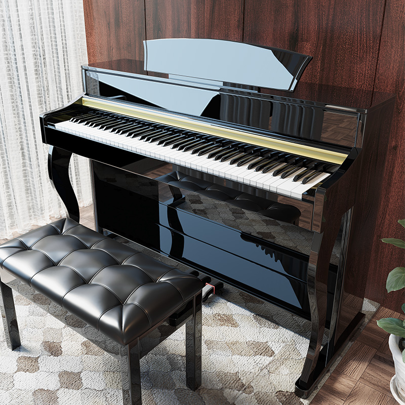 Beiduochen 88 ヘビーハンマーキーボードホームアップライトピアノ初心者向け10級試験プロ電子ピアノ