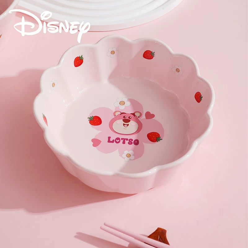 Disney, керамическая клубничная посуда для стола, набор высокого качества, милый с стеклом