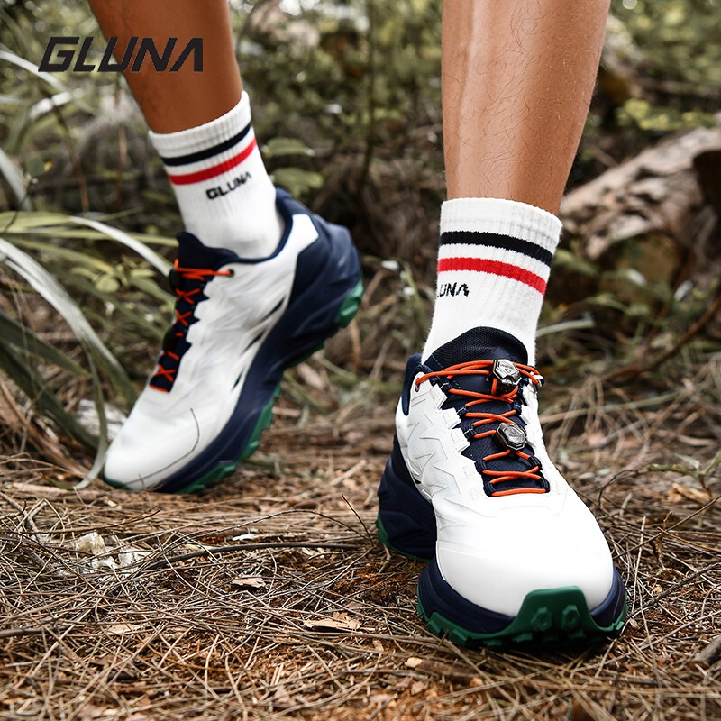 Geluna Summer Breathable Outdoor Trail Running Shoes for Men and Women, Non-Slip Sports Shoes, Hiking and Mountaineering Shoes, Cushioning and Rebound