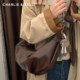 CHARLIE&KELLI women's bag 2026 new large-capacity commuter versatile croissant bag retro single shoulder crossbody bag