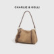 CHARLIE&KELLI women's bag 2026 new high-end large-capacity shoulder bag Boston bag fashion crossbody bag