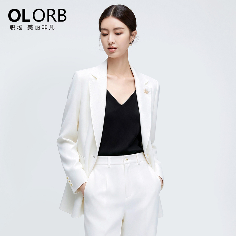 White Suit Set for Women, 2026 Autumn New Style, Petite, High-End, Professional Formal Wear, Elegant Blazer White Suit Set for Women, 2026 Autumn New Style, Petite, High-End, Professional Formal Wear, Elegant Blazer