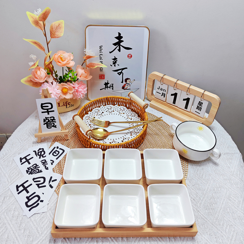 Photo Props for Lunch Menus in Daycare and Kindergarten, Food Photography Props, Tableware, Plates, and Food Decorations Photo Props for Lunch Menus in Daycare and Kindergarten, Food Photography Props, Tableware, Plates, and Food Decorations