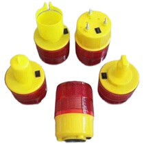 Solar Warning Flash Night Road Construction Containment Tower Crane Breeding Round Burst Lamp Stroboscopic Lights