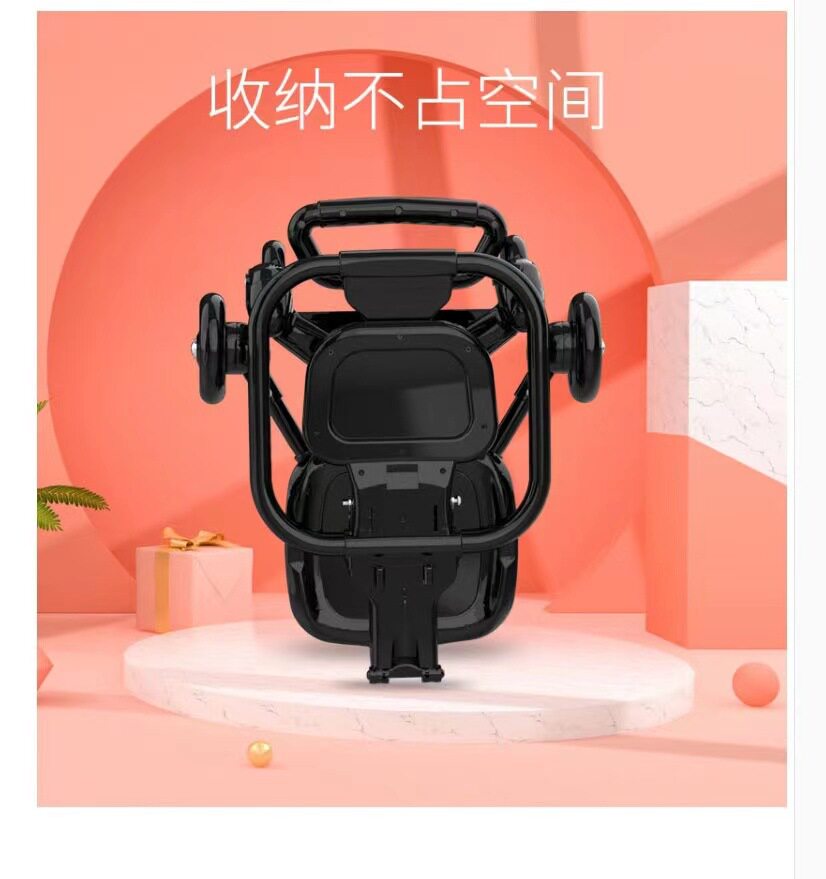 Трехколесный велосипед 婴幼儿推车溜娃神器四轮推车小孩手轻便可坐可折叠宝宝遛娃神器 No brand