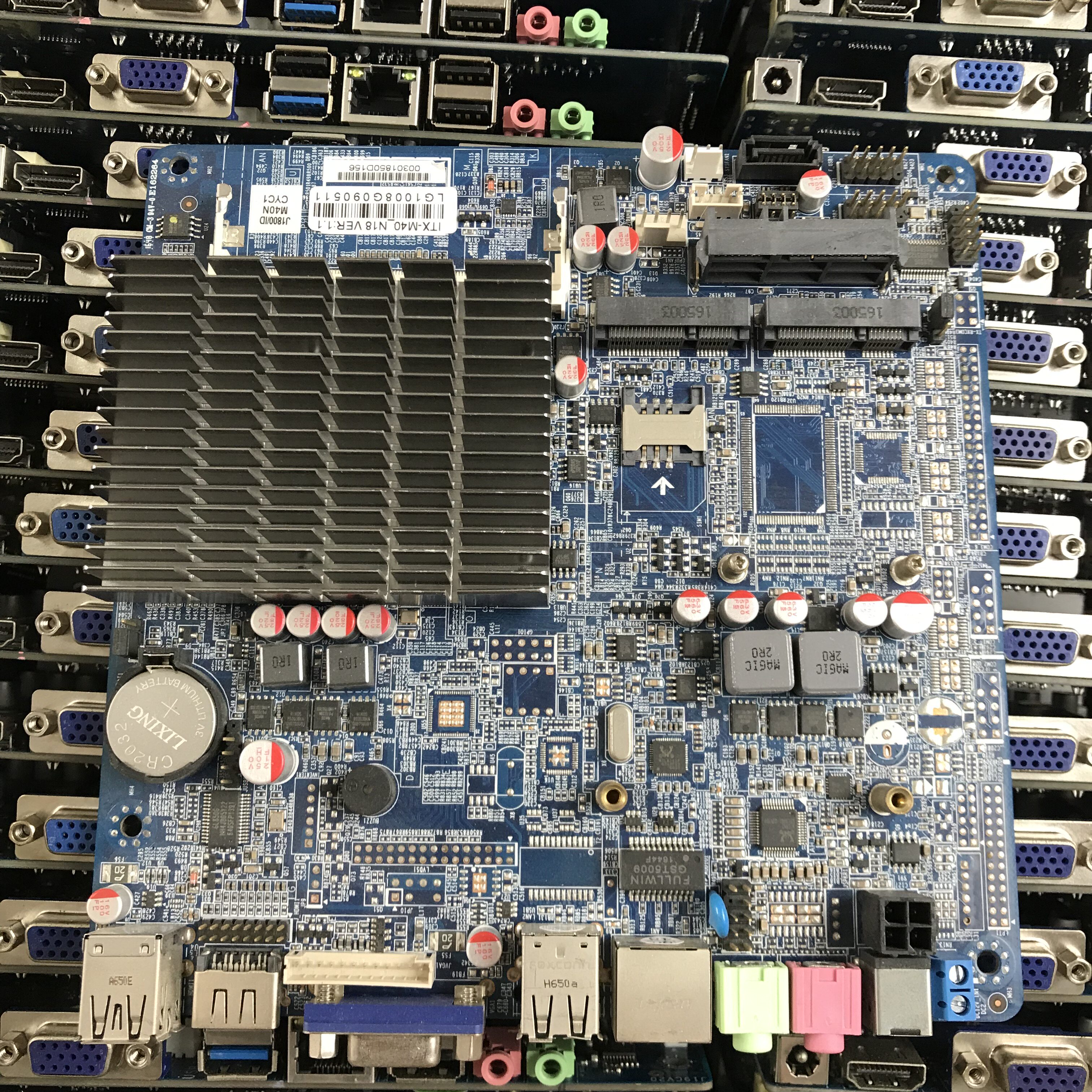 j1900 M50Y工控机一体收银机主板ITX-M50微型主机主板j1900LVDS板