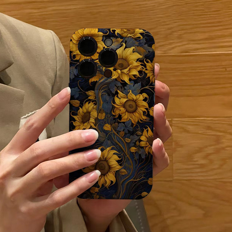 Fire Phoenix Red Panda Van Gogh's Painting Dark Wind Sunflower Suitable for Apple 15Promax Mobile Phone Case Tpu Soft Shell iPhone 16 High-End 13Pro Male 14 Female 12 New 11 Protective Cover XS Fire Phoenix Red Panda Van Gogh's Painting Dark Wind Sunflower Suitable for Apple 15Promax Mobile Phone Case Tpu Soft Shell iPhone 16 High-End 13Pro Male 14 Female 12 New 11 Protective Cover XS