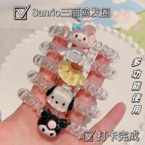 Sanrio hair accessories cute bracelets for schoolgirls hair ties hair ties bestie bracelets rubber bands for boyfriends and couples