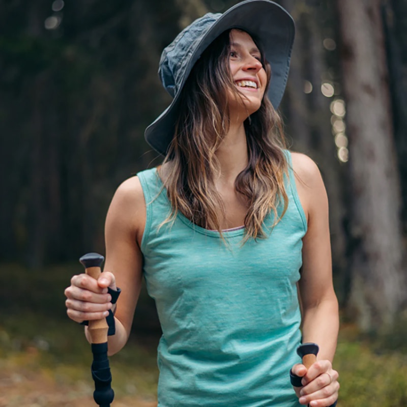 Gray Shell Merino Wool 15.5 Micron Quick-Drying Vest Summer Breathable Sweat-Wicking Sleeveless Merino Hiking and Trekking