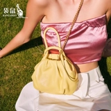 Кенгуру, оригинальная небольшая сумка, цепь, сумка на одно плечо, ремешок для сумки, из натуральной кожи, коллекция 2023