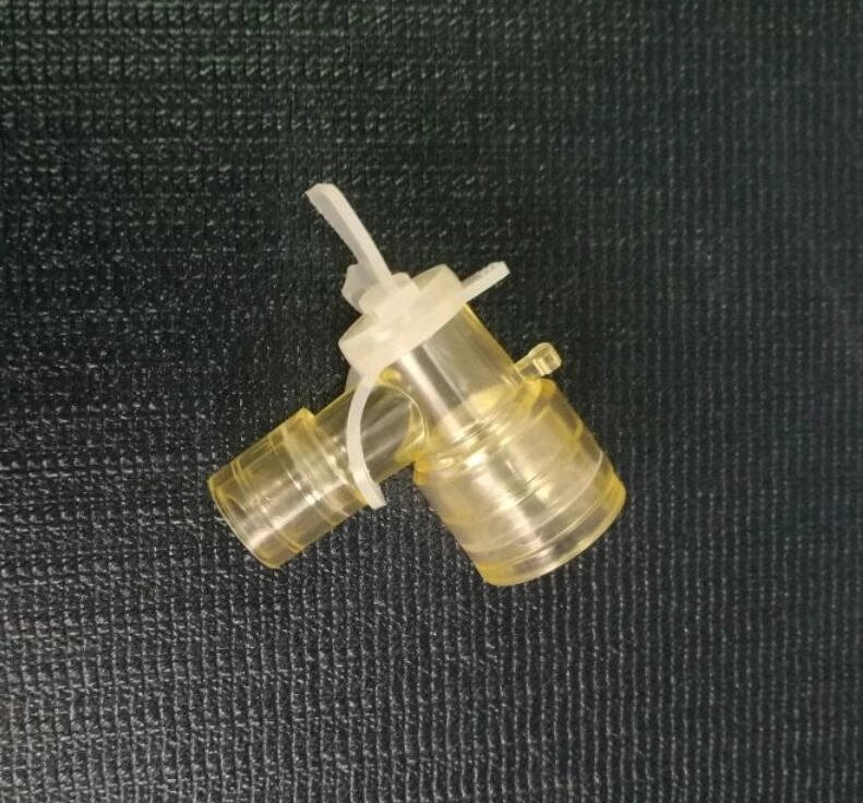 重复性L弯麻醉呼吸机接头管路面罩管子三通直型L型转接头配件接口