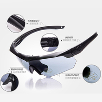 Polarized tactical goggles three-color film special forces outdoor shooting glasses windproof and sand fishing riding sunglasses