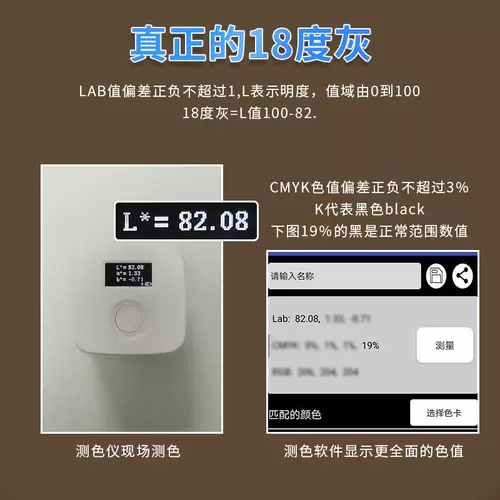 Bai Kuchu Bald Hardling Card Большая черно -белая 18 -дегровая серая карта четыре -колорная камера Цветная карта Фотография школы цветовая карта