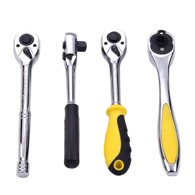 Persian fast ratchet wrench 72-tooth two-way small medium and large flying wrench sleeve labor-saving set Jinglun auto repair tool