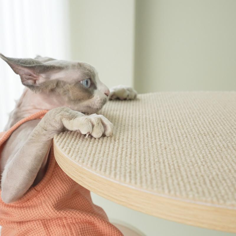 CatS静电贴防滑圈绒垫 自粘贴爬架垫 CatS猫爬架专用