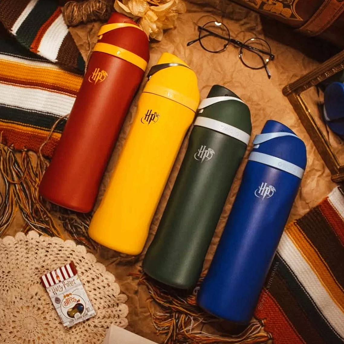 Американская OwaLa серия совместной коллекции Гарри Поттера, трехслойная изолированная кружка из нержавеющей стали, портативная кружка для воды в нескольких цветах