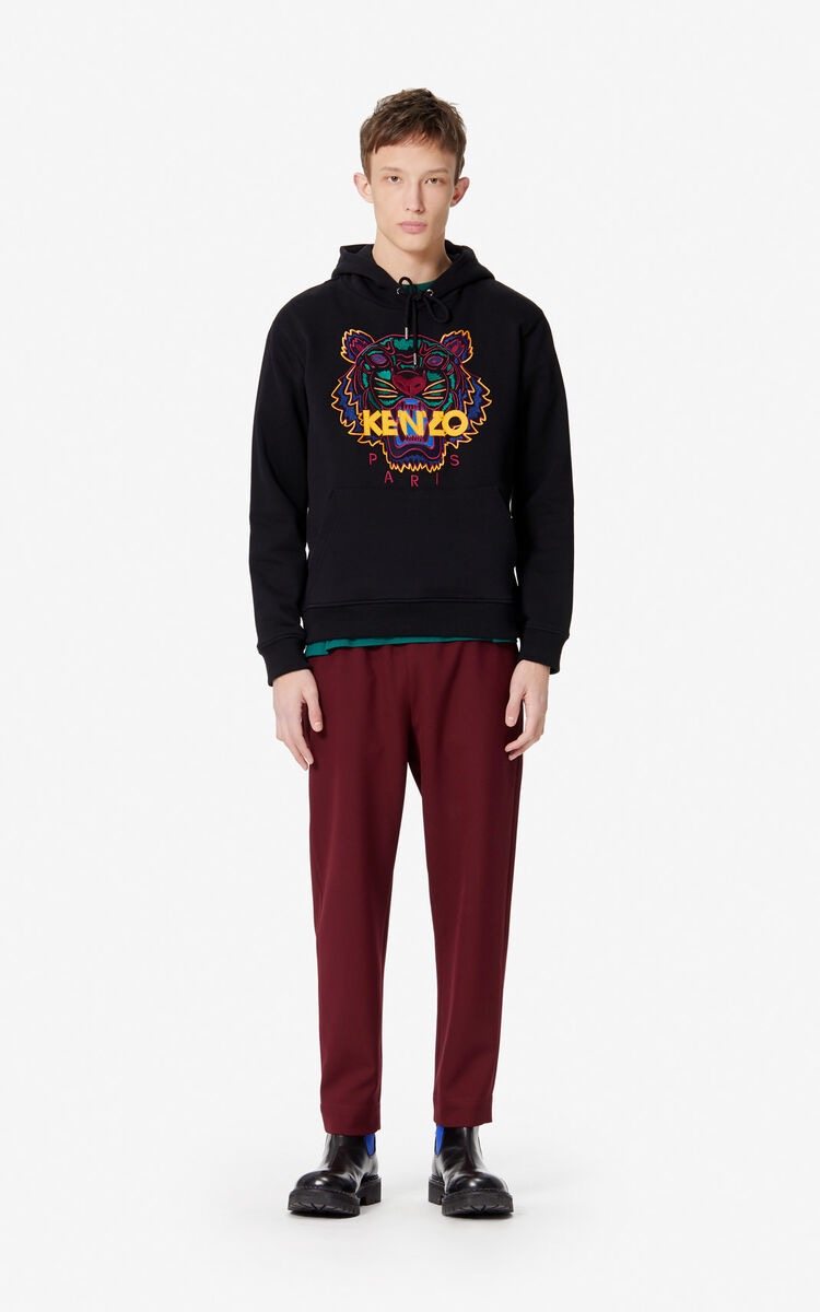 Зарубежная прямая почтовая рассылка KENZO/Кензо Такада, классический свитер с капюшоном, вышитый головой тигра, повседневные пары мужчин и женщин с длинными рукавами