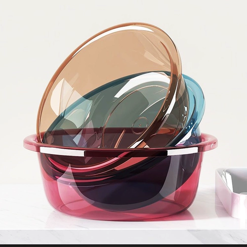 Зимний большой пластиковый прочный таз для домашнего использования для умывания, увеличенная толщина