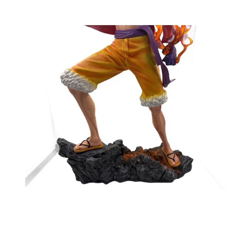 Аниме One Piece модель, большой новый Yonko Луфи, доминирующий стоящий Yonko Луфи статуя модель One Piece