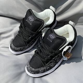 Wanshi sneakers men's thick tongue bread shoes men's shoes autumn and winter versatile casual shoes warm non-slip trendy shoes