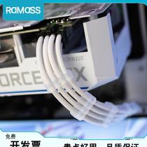 Chassis Rational Wire Carding Wire Power Cord Acrylic Motherboard Rationalline Graphics Card Wire Holder Case Back Routing