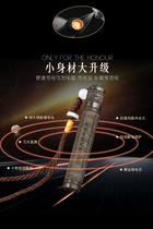 German Internet celebrity creative retro fire discount lighter rechargeable windproof personalized trendy boys birthday gift