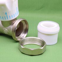 温控阀6分1寸暖气片专用阀门全铜PPR铝塑管外丝角阀20 25暖气开关