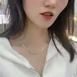 05 Четыре блок для волос с разбитым серебряным ожерельем Light Luxury Tempe