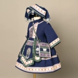 Новый март 3 марта этнический костюм Гуанси Чжуанский танцевальный костюм Дети Этнический меньшинство