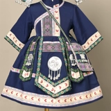 Новый март 3 марта этнический костюм Гуанси Чжуанский танцевальный костюм Дети Этнический меньшинство