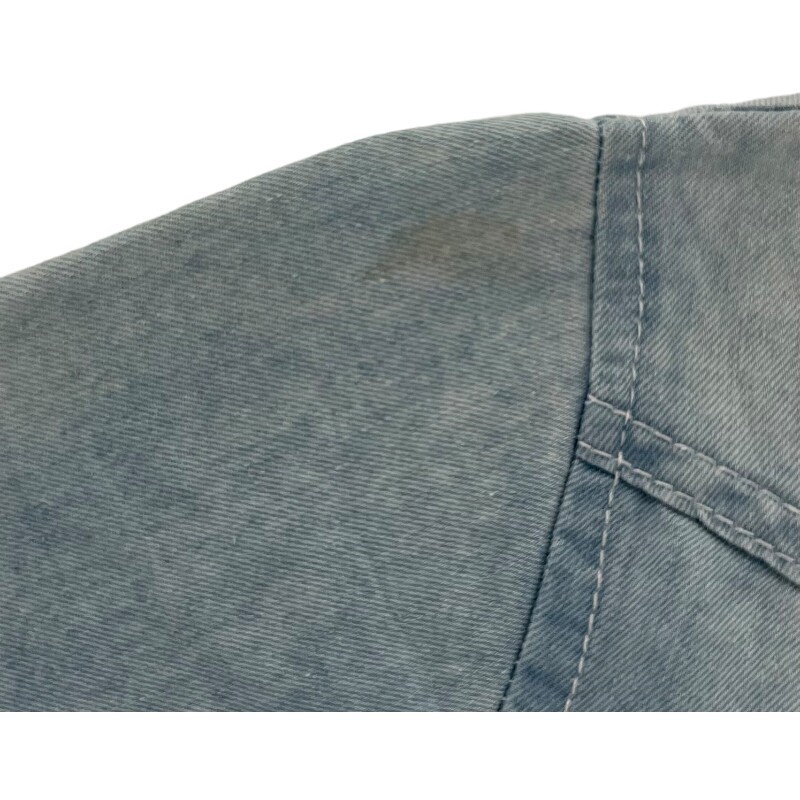 Джинсовая рубашка vintage古着美式复古阿美咔叽水洗做旧长袖日系牛仔衬衫男女n2