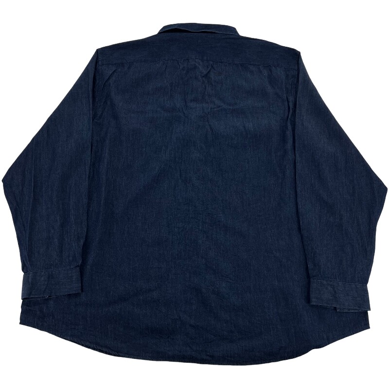 Джинсовая рубашка vintage古着美式复古阿美咔叽水洗做旧长袖日系牛仔衬衫男女n2