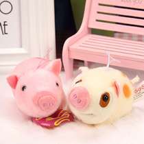 Ins Plush Toy Small Piggy Bag Doll Pendant Girl Piggy Doll P