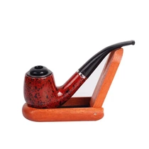 Resin pipe origin small pipe mini gift box pipe curved handle dual-purpose iron pot