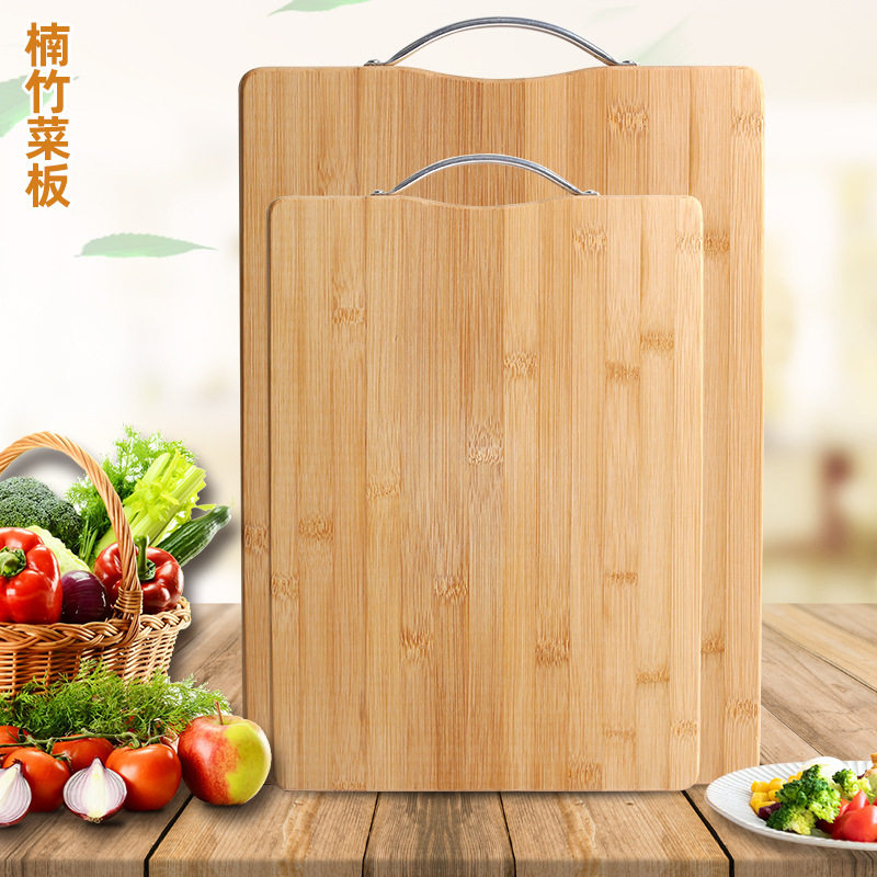 Alishan Bamboo Cutting Board Thickening 1 8CM Home Chopping Board Sticky Board Nanzhu Fruit Case Board Hjjj-Taobao