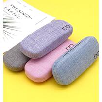 High-end square glasses case multi-color sunglasses case myopia mirror case reading glasses case sky and earth cover set mirror cloth set